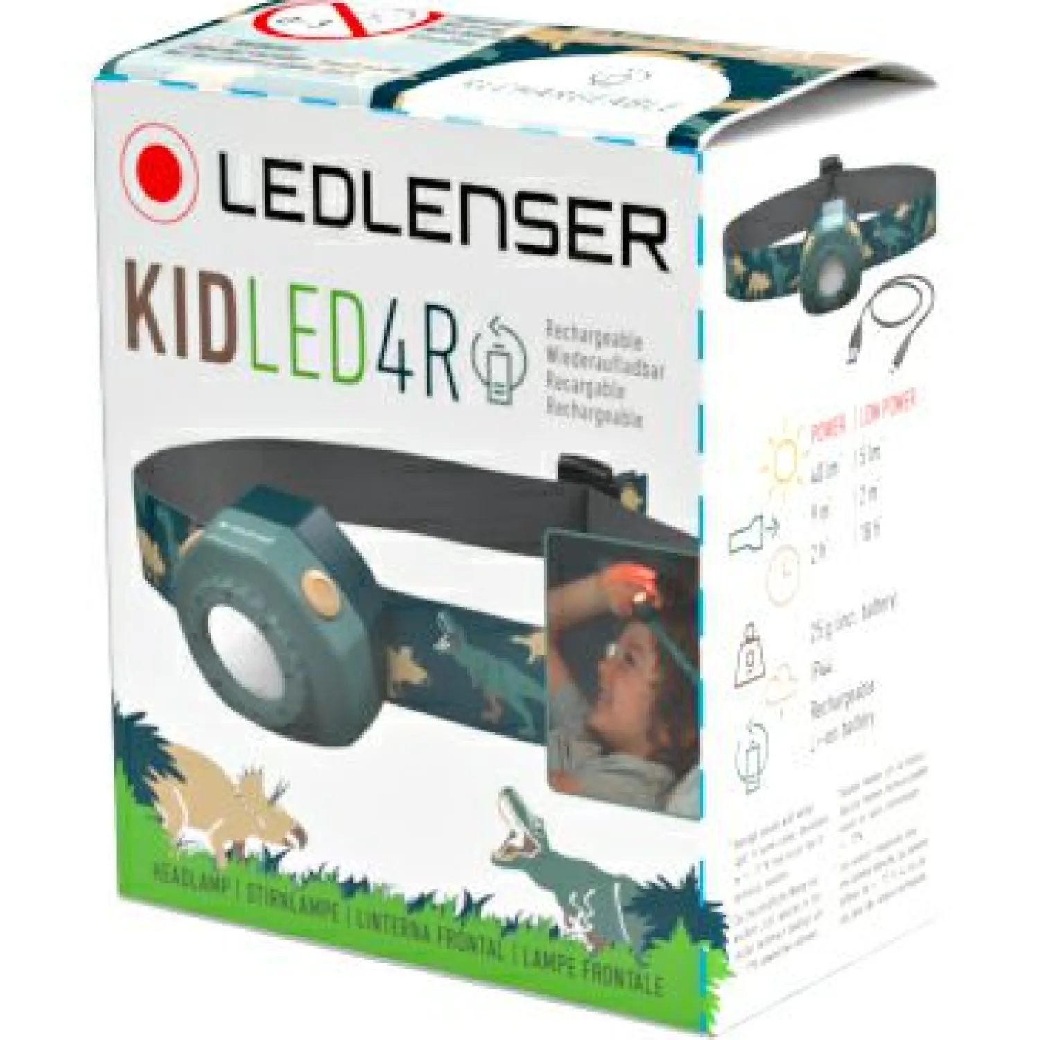 Led Lenser Kopflampe Kidled4R (grün)< Angellampen Und Co.|Angelboote ·Kopflampen