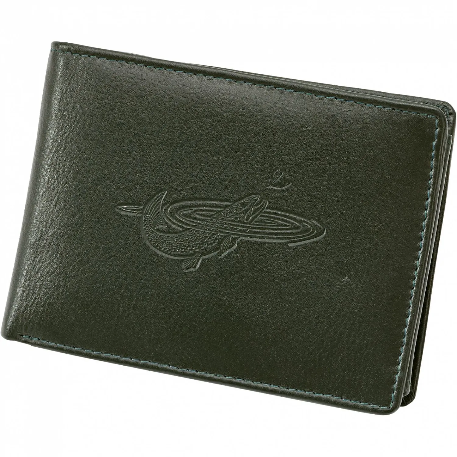New Leder Geldbörse (Forelle) Geschenkideen Für Angler