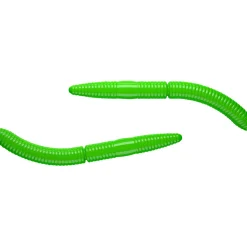 Libra Lures Fatty D´Worm (Hot Green)< Raubfischangeln Kunstköder