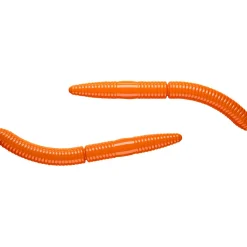 Libra Lures Fatty D´Worm (Hot Orange)< Gummiköder ·Gummimaden & Gummiwürmer|Raubfischangeln Kunstköder