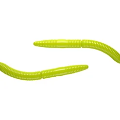 Libra Lures Fatty D´Worm (Hot Yellow)< Raubfischangeln Kunstköder|Gummiköder ·Gummimaden & Gummiwürmer