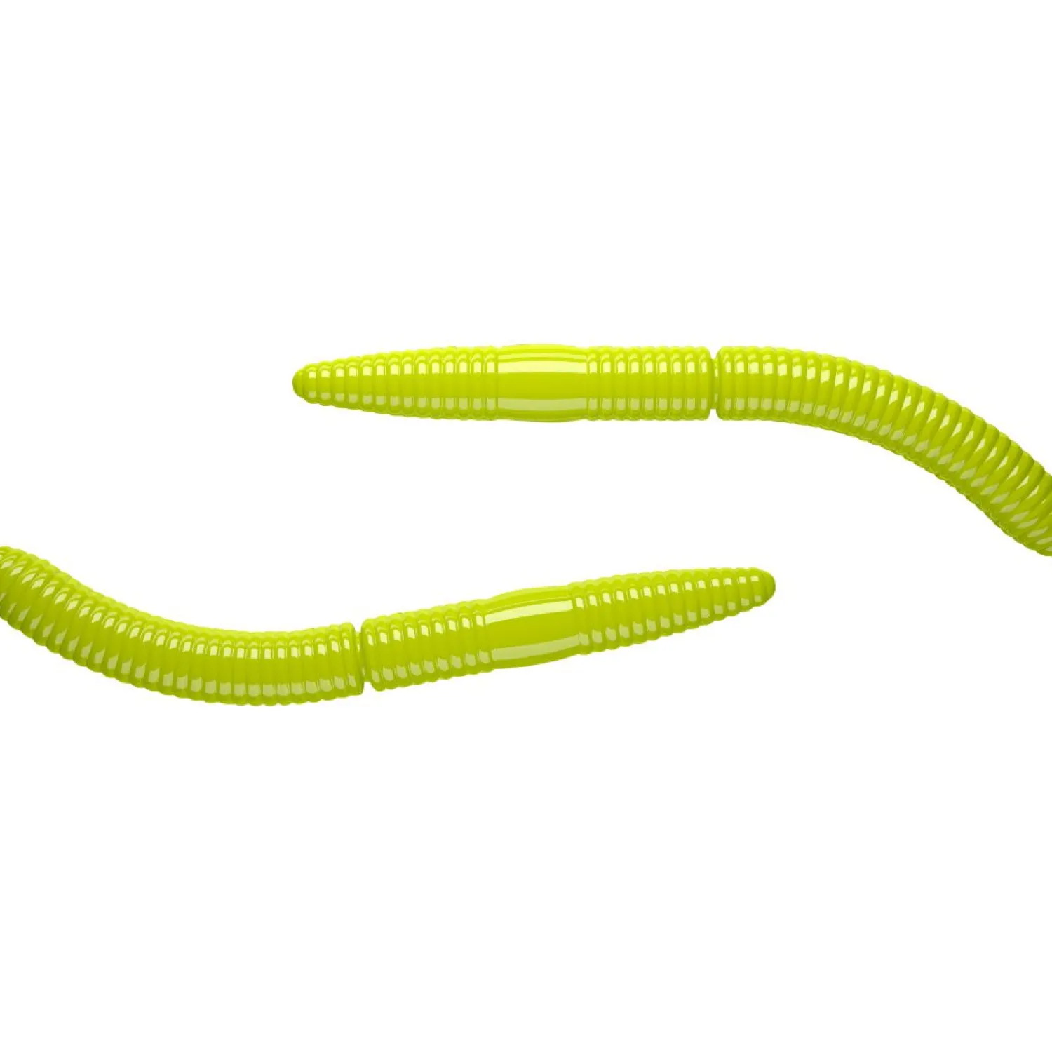 Libra Lures Fatty D´Worm (Hot Yellow)< Raubfischangeln Kunstköder|Gummiköder ·Gummimaden & Gummiwürmer