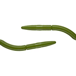 New Fatty D´Worm (Olive) Raubfischangeln Kunstköder