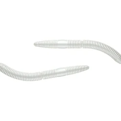 Libra Lures Fatty D´Worm (Silver Pearl)< Raubfischangeln Kunstköder
