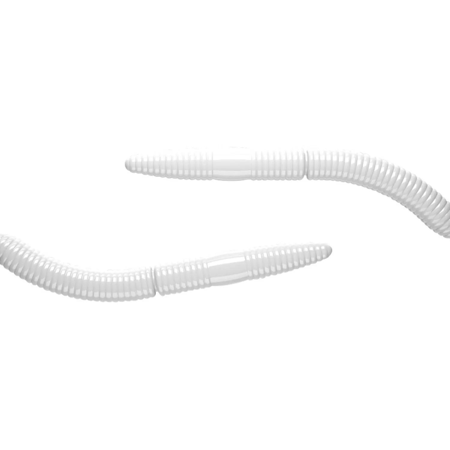 Libra Lures Fatty D´Worm (White)< Raubfischangeln Kunstköder|Gummiköder ·Gummimaden & Gummiwürmer