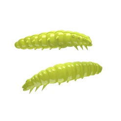 Clearance Larva Kunstköder (hot yellow) Gummiköder ·Gummimaden & Gummiwürmer|Raubfischangeln Kunstköder