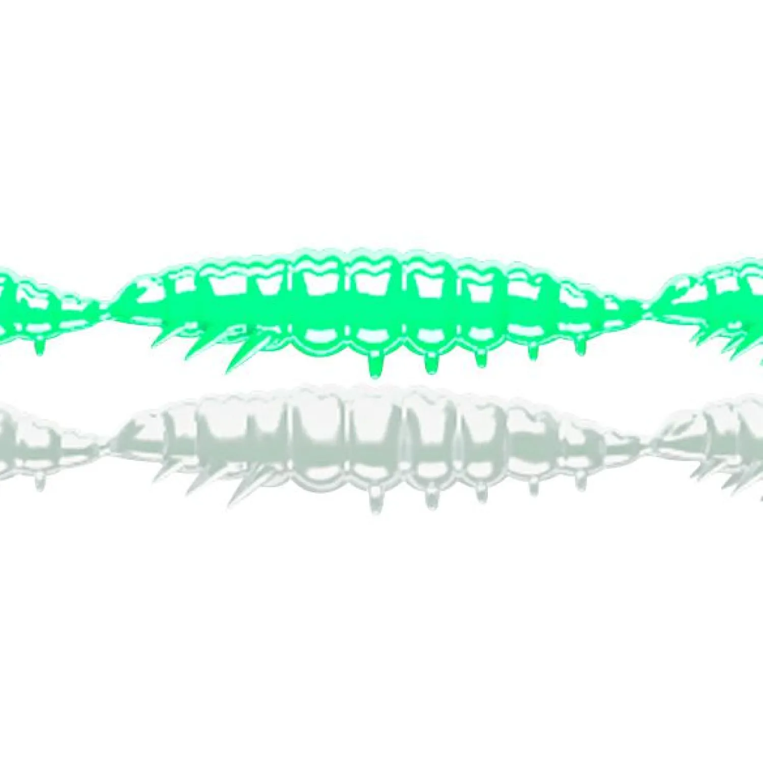 New Larva Multi (Glow UV Green) Raubfischangeln Kunstköder