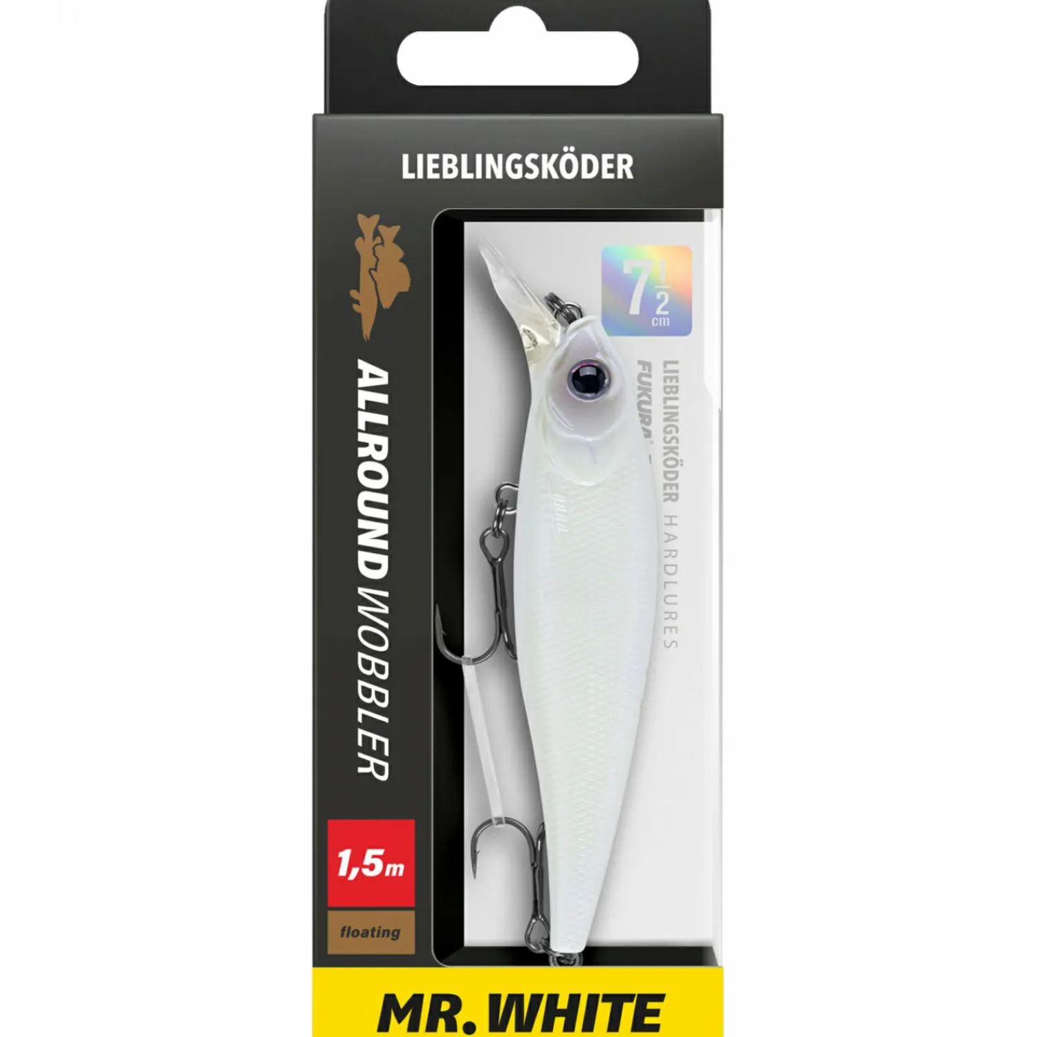 Lieblingsku00f6der Lieblingsköder Allroundwobbler (Mr. White)< Wobbler
