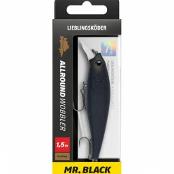 New Lieblingsköder Allroundwobbler (Mr. Black) Wobbler