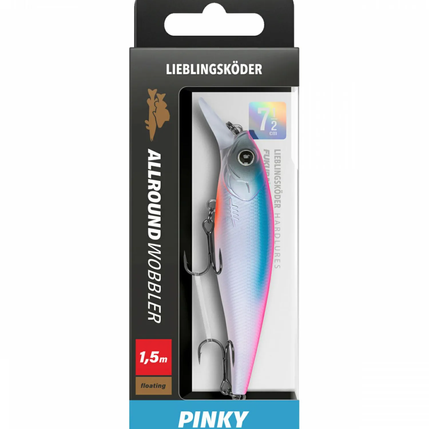 Lieblingsku00f6der Lieblingsköder Allroundwobbler (Pinky)< Wobbler