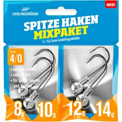 Lieblingsku00f6der Lieblingsköder Angelhaken Spitze (4/0)< Jigköpfe & Köder-Rasseln|Raubfischangeln Kunstköder