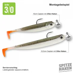 Online Lieblingsköder Angelhaken Spitze (3/0) Jigköpfe & Köder-Rasseln|Raubfischangeln Kunstköder