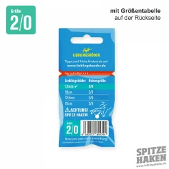 Lieblingsku00f6der Lieblingsköder Angelhaken Spitze (2/0)< Jigköpfe & Köder-Rasseln|Raubfischangeln Kunstköder