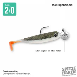 Lieblingsku00f6der Lieblingsköder Angelhaken Spitze (2/0)< Jigköpfe & Köder-Rasseln|Raubfischangeln Kunstköder