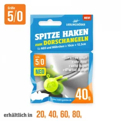 Lieblingsku00f6der Lieblingsköder Angelhaken Spitz (NEO 4/0)< Jigköpfe & Köder-Rasseln|Raubfischangeln Kunstköder