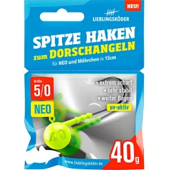 Lieblingsku00f6der Lieblingsköder Angelhaken Spitze (NEO 5/0)< Jigköpfe & Köder-Rasseln
