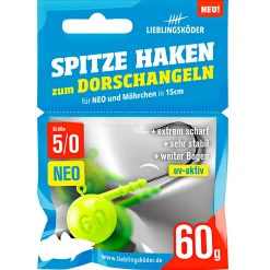Lieblingsku00f6der Lieblingsköder Angelhaken Spitze (NEO 5/0)< Jigköpfe & Köder-Rasseln