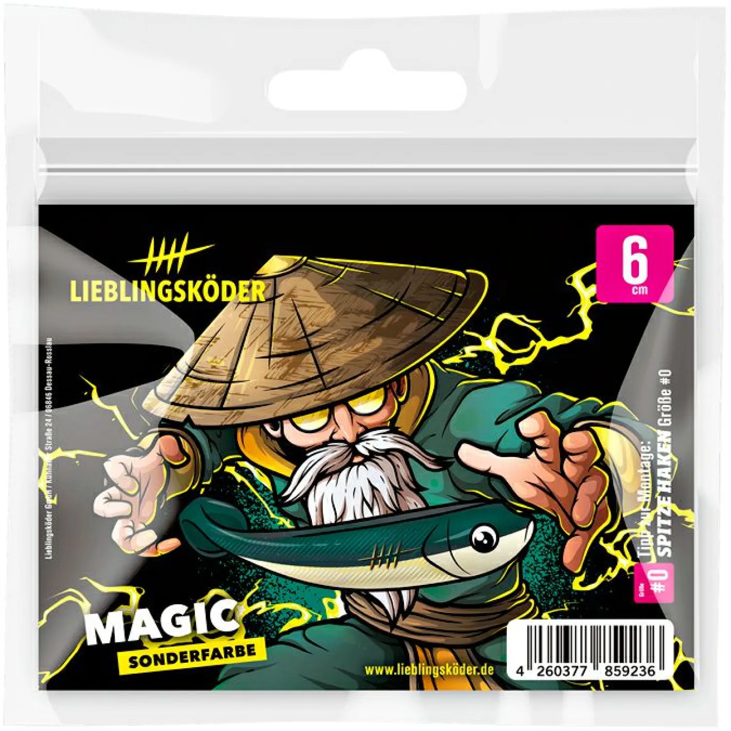 Lieblingsku00f6der Lieblingsköder Barschköder (6 cm, Magic)< Raubfischangeln Kunstköder