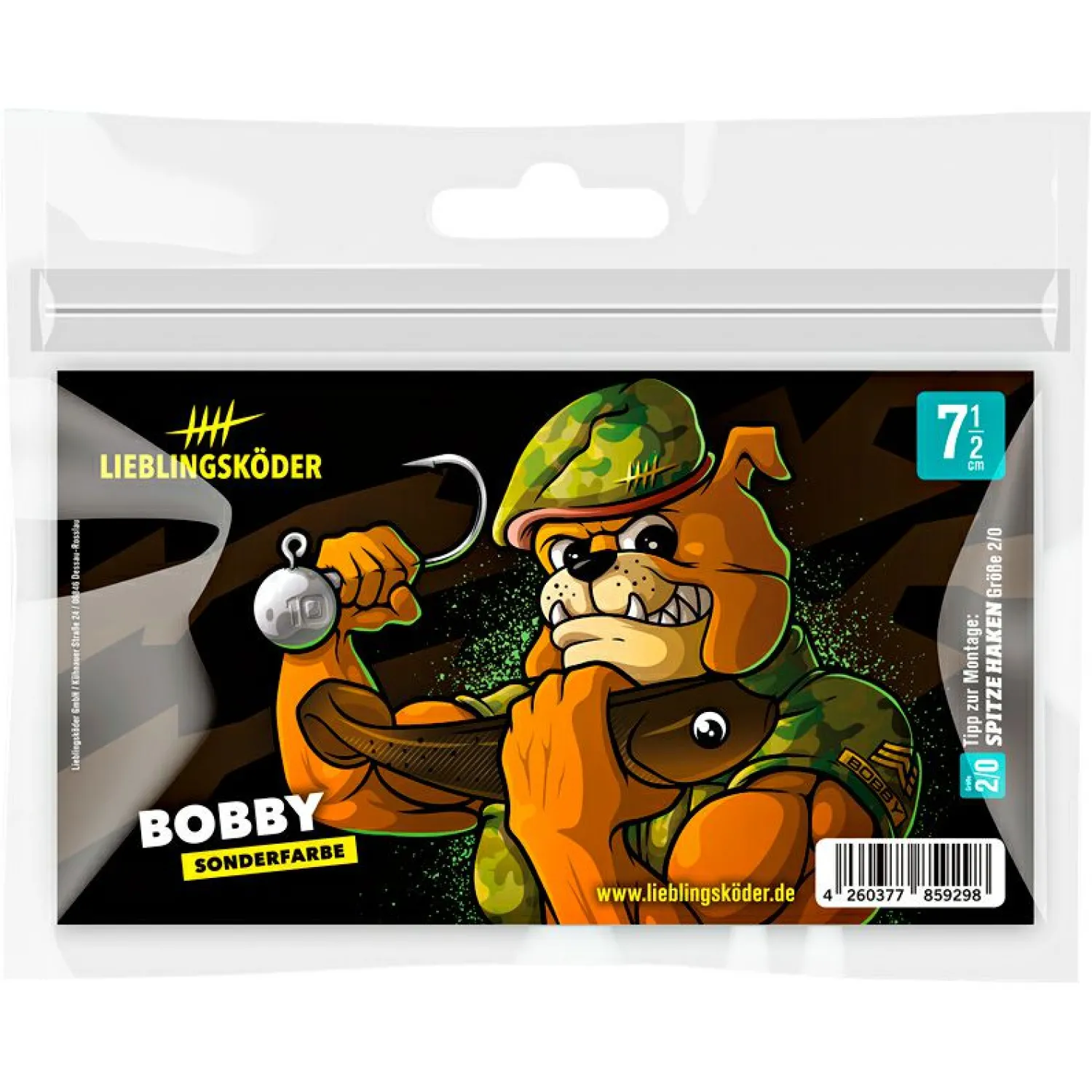 Lieblingsku00f6der Lieblingsköder Barschköder (7,5 cm, Bobby)< Gummiköder ·Gummifische & Shads