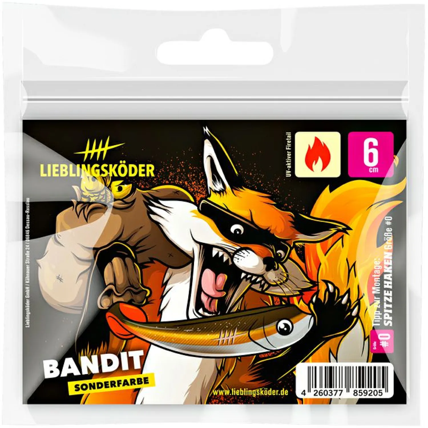 Lieblingsku00f6der Lieblingsköder Barschköder (6 cm, Bandit)< Raubfischangeln Kunstköder