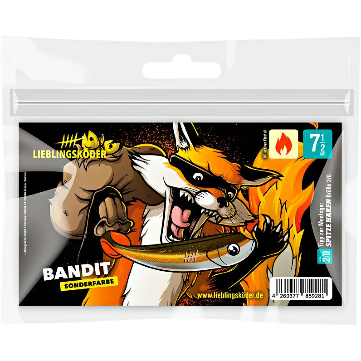 New Lieblingsköder Barschköder (7,5 cm, Bandit) Gummiköder ·Gummifische & Shads