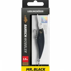 Lieblingsku00f6der Lieblingsköder Barschwobbler (Mr. Black)< Wobbler