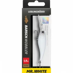 Outlet Lieblingsköder Barschwobbler (Mr. White) Wobbler