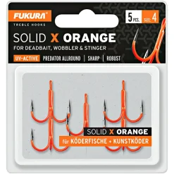 Lieblingsku00f6der Lieblingsköder Fukura Solid X Drillinge (orange)< Raubfischangeln-Zubehör|Angelhaken