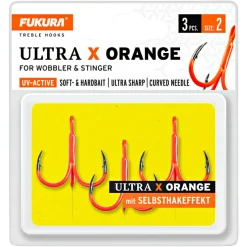 Lieblingsku00f6der Lieblingsköder Fukura Ultra X Drillinge (orange)< Raubfischangeln-Zubehör|Angelhaken