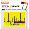 Online Lieblingsköder Fukura Ultra X Drillinge (black) Raubfischangeln-Zubehör|Angelhaken