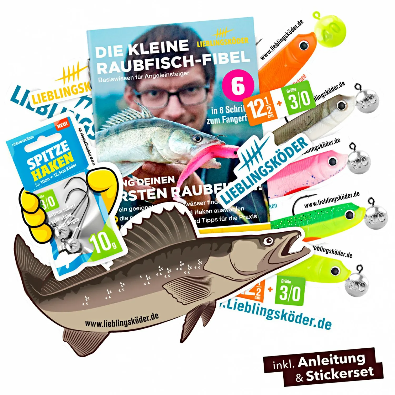 Lieblingsku00f6der Lieblingsköder Gummifisch Zanderköder (12,5 cm, Trübes Wasser)< Raubfischangeln Kunstköder|Gummiköder ·Gummifische & Shads