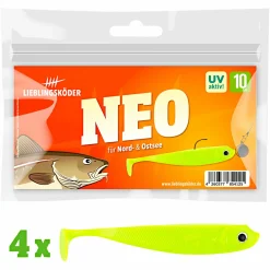 Lieblingsku00f6der Lieblingsköder Gummifisch Zanderköder (10 cm, Neo)< Gummiköder ·Gummifische & Shads|Raubfischangeln Kunstköder