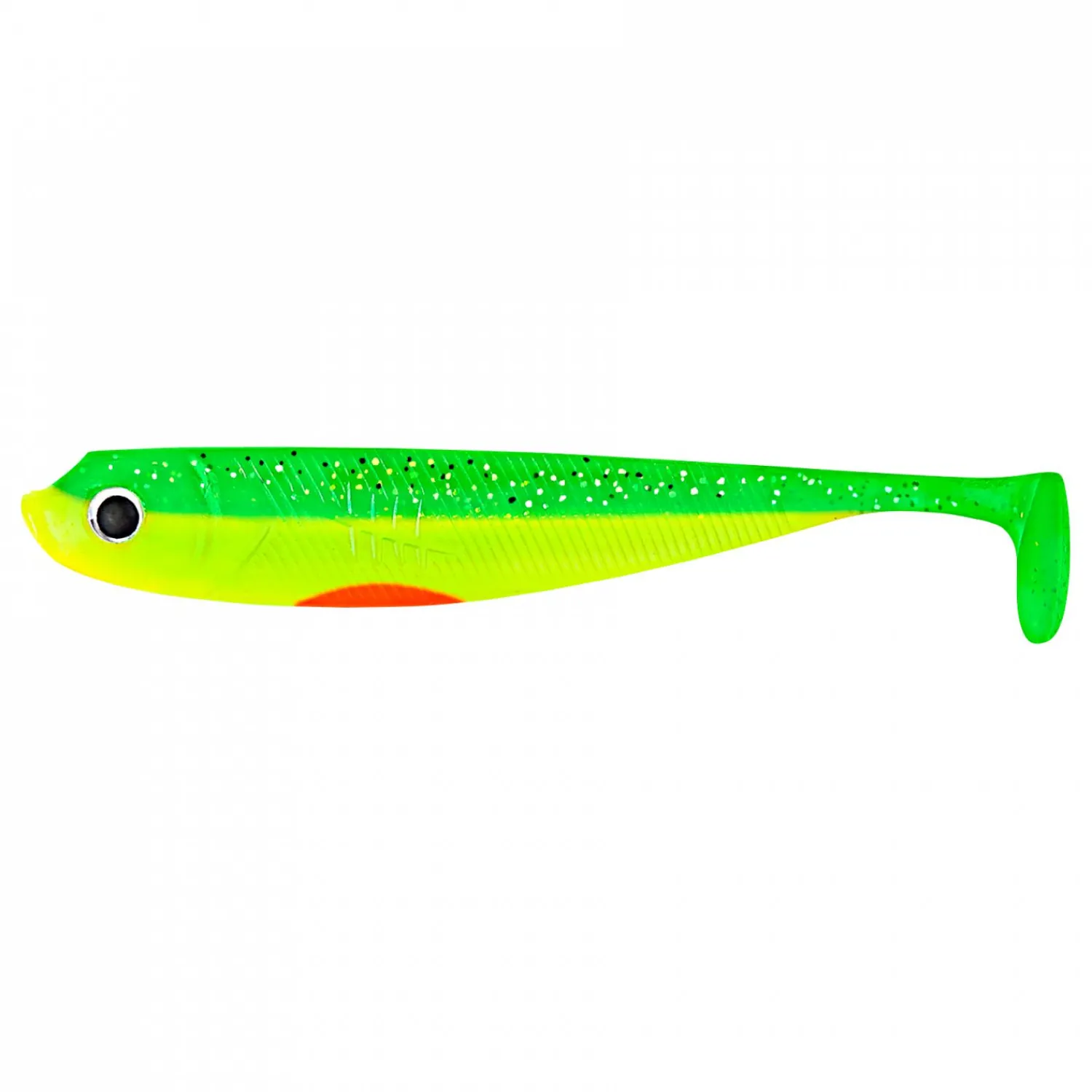 Online Lieblingsköder Gummifisch Barschköder (6 cm, Green Lemon) Raubfischangeln Kunstköder