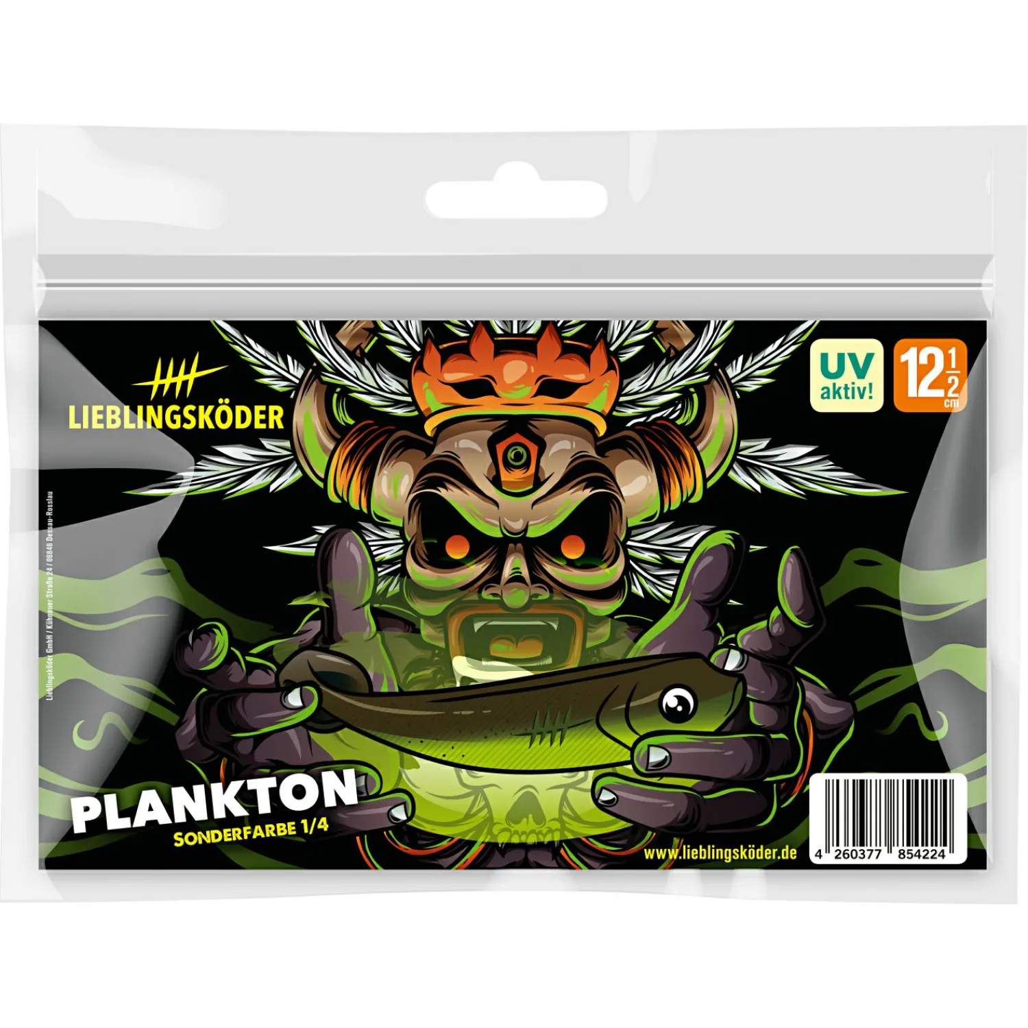 Lieblingsköder Gummifisch Zanderköder (12,5 cm, Plankton) Gummiköder ·Gummifische & Shads|Raubfischangeln Kunstköder