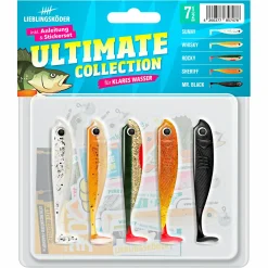 Lieblingsku00f6der Lieblingsköder Gummifisch Barschköder (6 cm, Ultimate Collection klares Wasser)< Gummiköder ·Gummifische & Shads|Raubfischangeln Kunstköder
