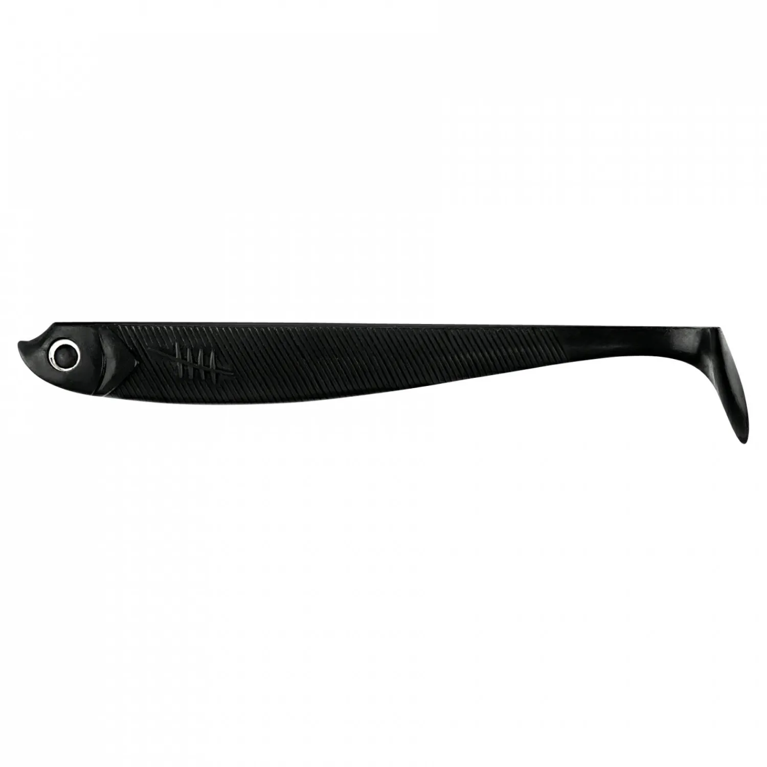 Hot Lieblingsköder Gummifisch Hechtköder (15 cm, Mr. Black) Gummiköder ·Gummifische & Shads|Raubfischangeln Kunstköder