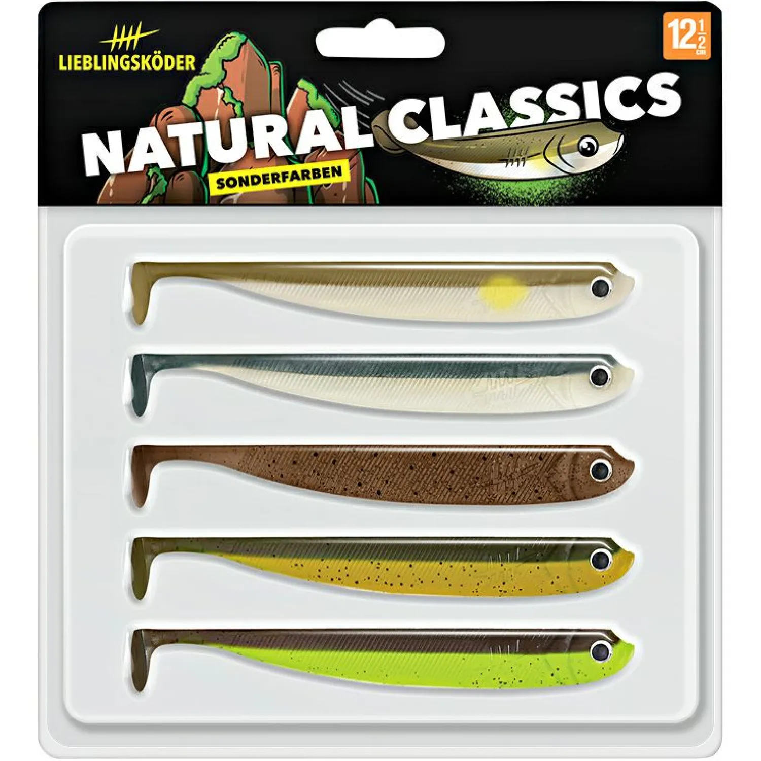 Hot Lieblingsköder Gummifisch Zanderköder (12,5 cm) Kunstköder-Sets|Raubfischangeln Kunstköder