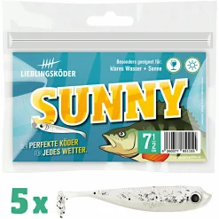 Lieblingsku00f6der Lieblingsköder Gummifisch Barschköder (7,5 cm, Sunny)< Gummiköder ·Gummifische & Shads|Raubfischangeln Kunstköder