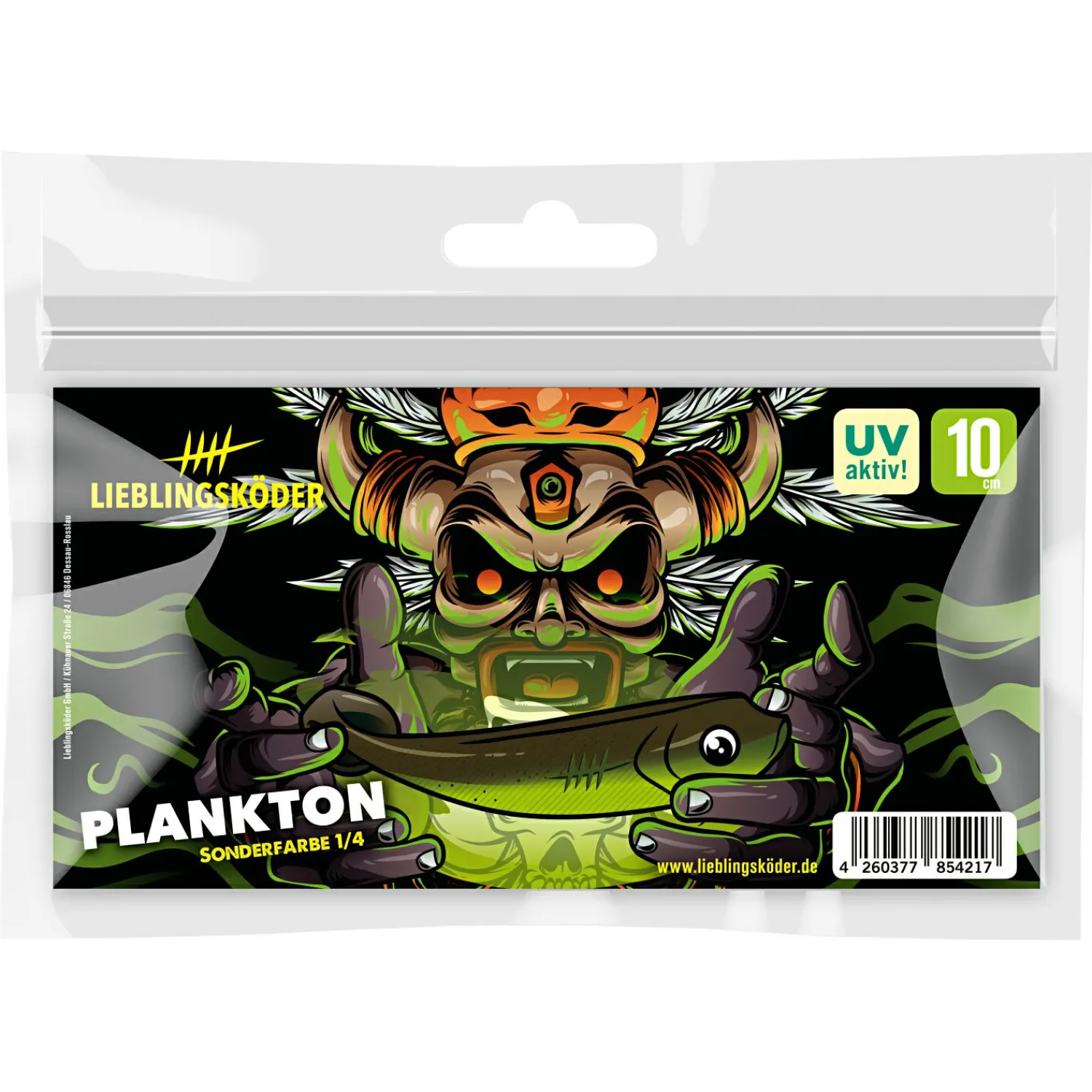 Hot Lieblingsköder Gummifisch Barschköder (7,5 cm, Plankton) Gummiköder ·Gummifische & Shads|Raubfischangeln Kunstköder