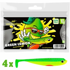 Lieblingsku00f6der Lieblingsköder Gummifisch Zanderköder (10 cm, Green Lemon)< Gummiköder ·Gummifische & Shads|Raubfischangeln Kunstköder