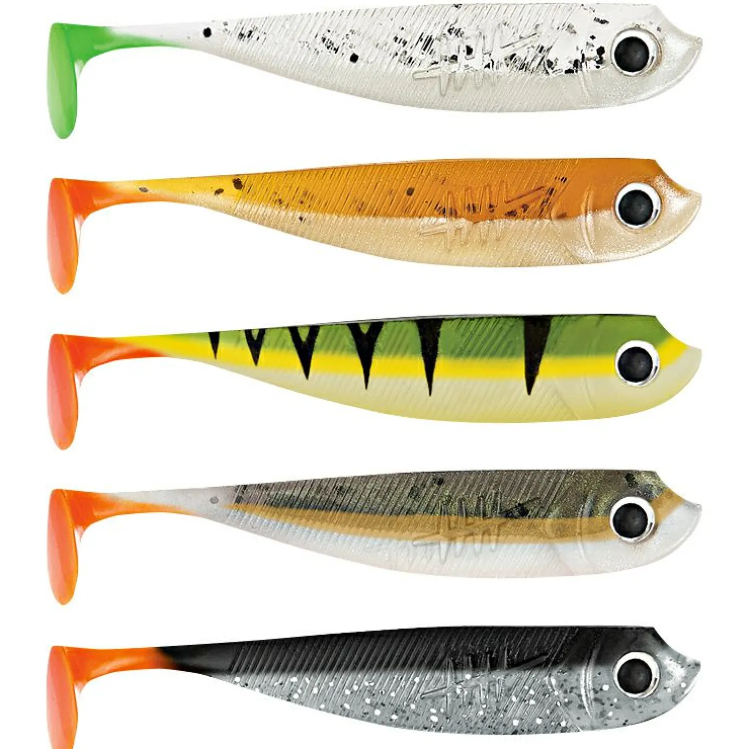 Lieblingsku00f6der Lieblingsköder Gummifisch Barschköder 7,5 cm< Kunstköder-Sets