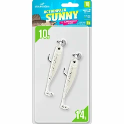 Lieblingsköder Gummifisch Zanderköder (10 cm, Actionpack Sunny) Raubfischangeln Kunstköder|Gummiköder ·Gummifische & Shads