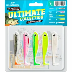 Lieblingsku00f6der Lieblingsköder Gummifisch Barschköder (5 cm, Ultimate Collection trübes Wasser, Abb. ähnlich)< Raubfischangeln Kunstköder|Gummiköder ·Gummifische & Shads