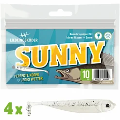 Lieblingsku00f6der Lieblingsköder Gummifisch Zanderköder (10 cm, Sunny)< Gummiköder ·Gummifische & Shads|Raubfischangeln Kunstköder