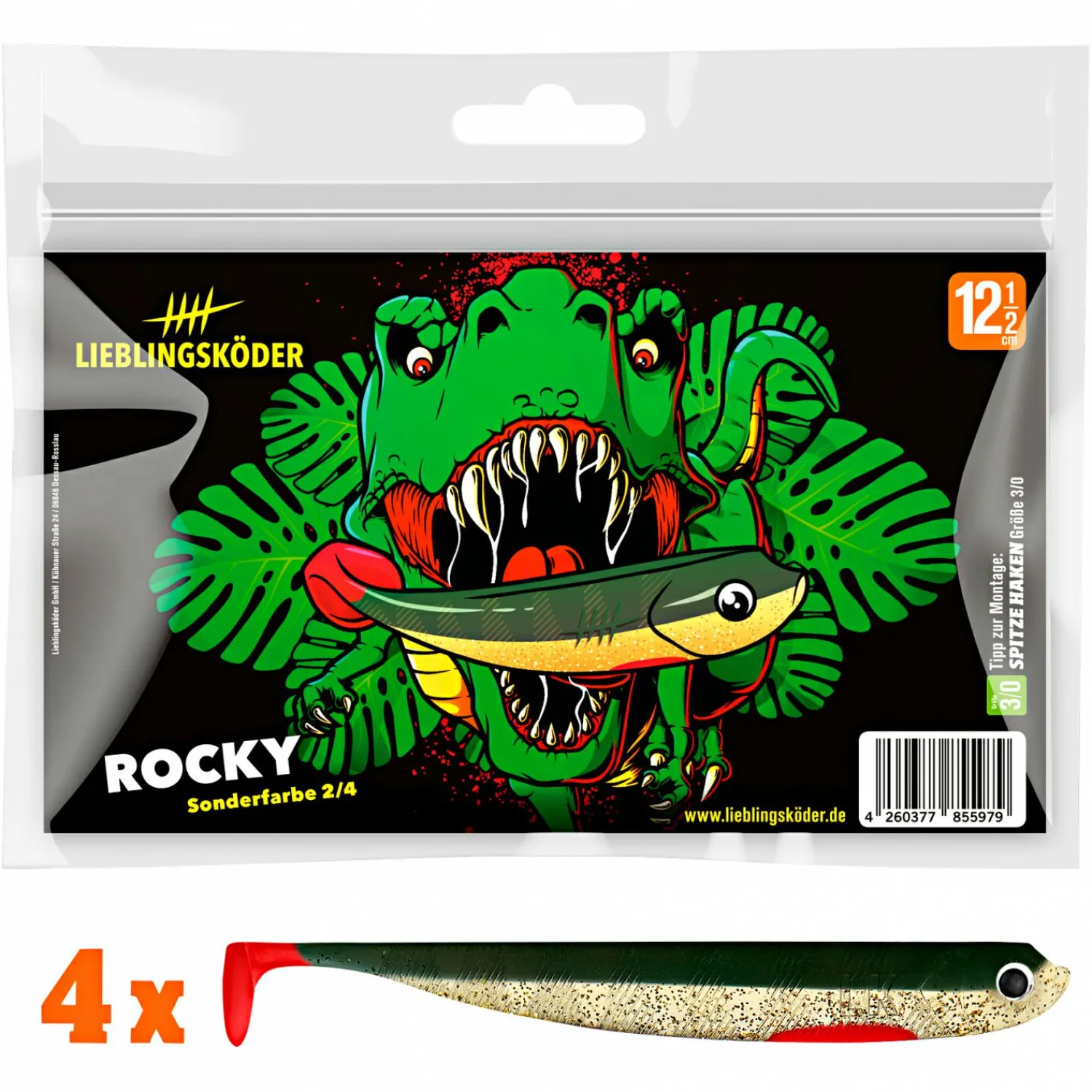 Lieblingsköder Lieblingsköder Rocky Gummifisch Gummiköder ·Gummifische & Shads|Raubfischangeln Kunstköder