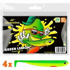Lieblingsku00f6der Lieblingsköder Lieblingsköder Green Lemon Gummifisch< Gummiköder ·Gummifische & Shads|Raubfischangeln Kunstköder