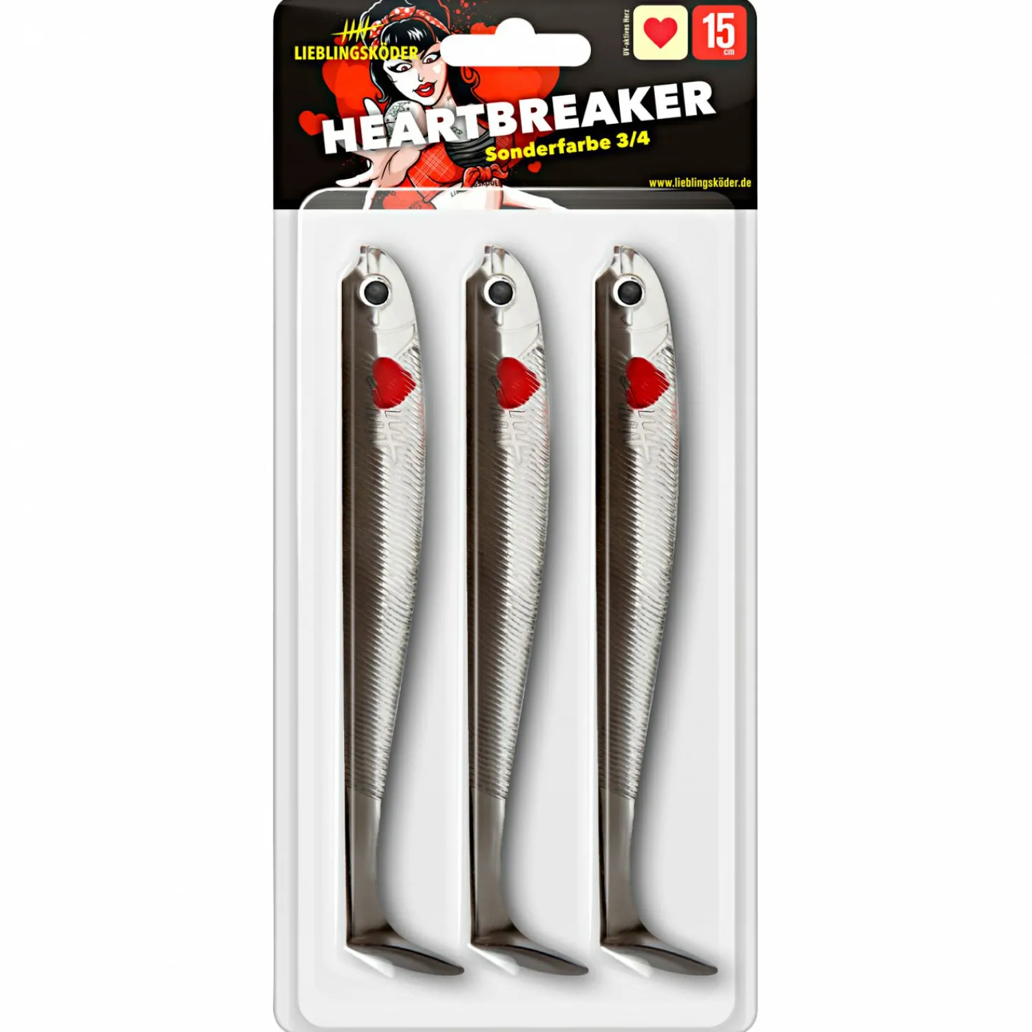 Lieblingsku00f6der Lieblingsköder Lieblingsköder Heartbreaker Gummifisch< Gummiköder ·Gummifische & Shads|Raubfischangeln Kunstköder