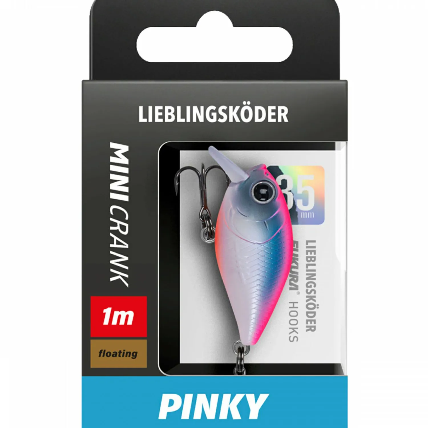 Lieblingsku00f6der Lieblingsköder Mini Crank (Pinky)< Wobbler|Raubfischangeln Kunstköder