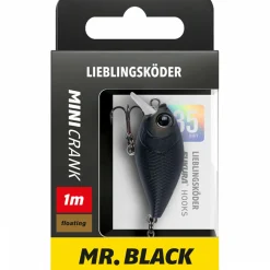 Lieblingsku00f6der Lieblingsköder Mini Crank (Mr. Black)< Wobbler