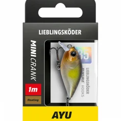 Hot Lieblingsköder Mini Crank (Ayu) Wobbler|Raubfischangeln Kunstköder